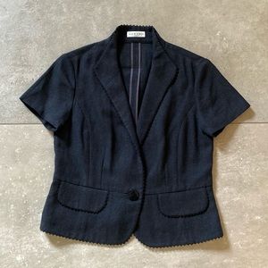 CARVEN short-sleeved blazer size 40